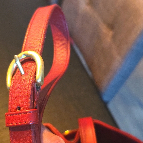 Coach‎ Vintage Soho Pleated Bucket Bag In Rust Color - Picture 11 of 13